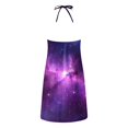 thumbnail image 5 of Ovzne Robes pour Femmes 2025 Robe de Plage Robes d'Été pour Femmes Robe de Plage en Dentelle Imprimée Sans Manches Décontractée Ample Robe Débardeur Robe Imprimée pour Femmes Liquidation, 5 of 5