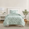 thumbnail image 1 of Mainstays Twin/Twin XL Comforter Set, Soft Lightweight & All Season, 2-Piece, Blue Floral, 1 of 12