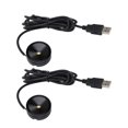 thumbnail image 1 of 2PCS 5V Mini LED Spotlights,Aluminum LED Spotlights Round Accent Light Indoor Spotlight Pictures Artwork Jewelry Showcase Display Cabinet, 1 of 7