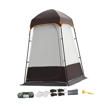 jinwen Privacy Tent Changing Room Camping Outdoor Shelter with Window with Carry Bag Lightweight Easy Setup Shower Tent Toilet Stall Green