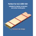 thumbnail image 3 of Copper M.2 HeatSink with Nano Thermal Pads, NVMe NGFF Pure Copper SSD Cooler Solid State Disk Radiator for Laptop Desktop Aluminum BK, 3 of 6