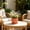 Black-BK, variant on MMJ Ceramic Flower Pot Spherical Striped Vase with Tray Scandinavian Matte Desktop Planter 5.71x5.71x4.13in Dry Fresh Flower Green Foliage