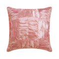 thumbnail image 1 of Oreiller Texturé Rose Pâle, Housse d'Oreiller en Satin 18x18 Pouces (45x45 cm), Housse d'Oreiller Carrée Froncée Unie Rose, Housse d'Oreiller Rose 18x18 Pouces (45x45 cm), Moderne - Rose Doux de Rêve, 1 of 4