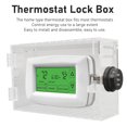 thumbnail image 3 of Thermostat Lock Box, Large Clear Acrylic Guard, Thermostat Protective Guard For Home, Office, School, 3 of 8
