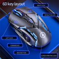 thumbnail image 4 of EGNMCR Mechanical E-Sports Wired Mouse For Computer Mouse Gamer Rechargeable Backlight Silent Office USB Mouse For Laptop Gaming Mous, 4 of 7