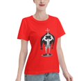thumbnail image 2 of T-Shirt Basique à Manches Courtes pour Femme une Pièce Grand Ours, 2 of 6