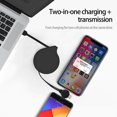 thumbnail image 4 of Charging Cable Retractable 5 Gear Length Type C/Micro USB Bending Resistance 3A 1M Lanyard Charger Cord for Home, 4 of 10
