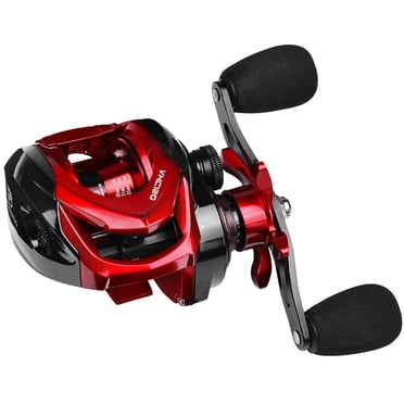3+1BB Baitcaster Reels 7.2:1 Gear Ratio Magnetic Brake Baitcasting Reels 8kg Max Drag Fishing Reel