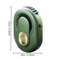thumbnail image 3 of Aodebiao Portable Hanging Fan with Rechargeable Battery, Powerful Personal Cooling Fan for , Travel, Home, Office, and Desk, Wearable Neck Fan with Adjustable Speed, USB Portable Fan for Summer, 3 of 5