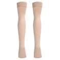 thumbnail image 3 of Women Thigh Socks, Breathable Comfortable Preventing Blocks High Compression Open Toe Thigh Socks  For Home L, 3 of 8