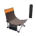 thumbnail image 2 of S SERENABLE Camp Chair Backrest Stool Chaise Longue Lounge Chair for Park Picnic Concert Coffee, 2 of 9