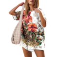 thumbnail image 2 of WILLBEST Fall Clothes Women Women Gradient Print Short Sleeve Jumpsuit Short Loose Backless Jumpsuits Rompers Pantalon Jogging, 2 of 6