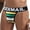 Black, variant on HKEJIAOI Mens Underwear Rainbow Cotton G-String Jockstrap Underpants, Blue L