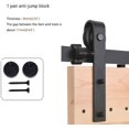 thumbnail image 2 of Anti-Jump Disk Block Hardware 2 Anti-Jump Disk Blocks 2 Screws Frosted Black, 2 of 6