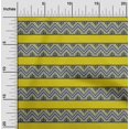 thumbnail image 1 of oneOone Cotton Flex Fabric Floral & Chevron Block Print Fabric By Yard 40 Inch Wide, 1 of 1