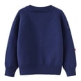 thumbnail image 4 of Zwiiyzr Boys and Girls Sweaters Kids Open Front Button Down Long Sleeve Knit Cardigans Sweater Cardigan Jacket 2-8Y Dark Blue, 4 of 5