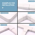 thumbnail image 4 of 10Pcs PVC Cord Duct Cable Cover Raceway Wall Cable Management Electric Cache Cable Channel Wire Cover Waterproof, 4 of 6