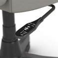 thumbnail image 4 of Bush Chaise de Bureau en Similicuir Gris Clair, 4 of 7