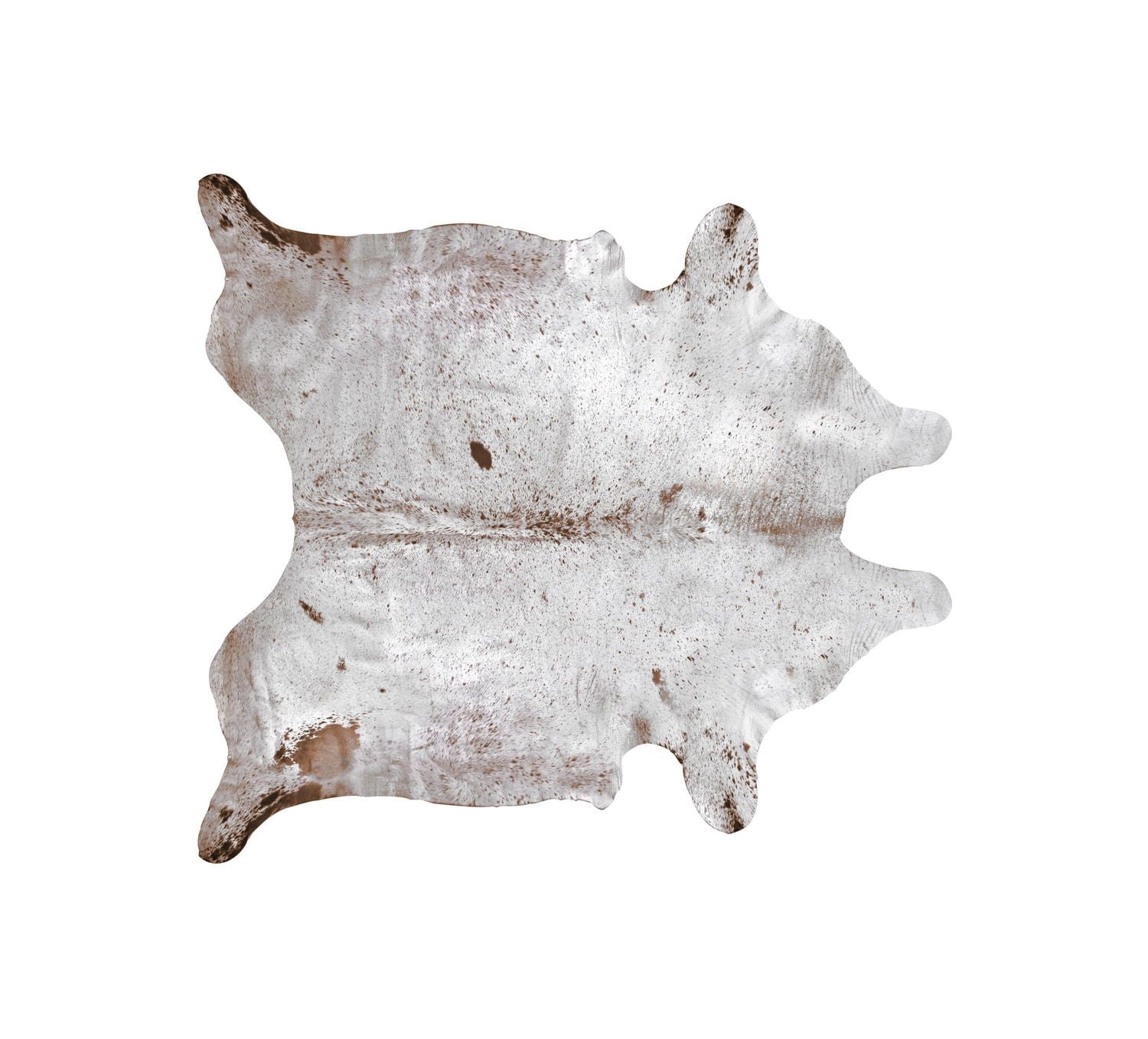 H-Natural Kobe Salt & Pepper 6'X7' Cowhide Rug
