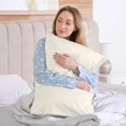 thumbnail image 4 of Sleepgram Regular King Size Breathable Cooling 6A Silk Pillowcase, White, 4 of 8