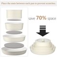 thumbnail image 2 of Refurbished Caannasweis 9535-6PCS-Beige 13 Pieces Stackable Nonstick Cookware Sets Removable Handle Induction Pots & Pans, 2 of 4