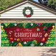 thumbnail image 3 of SIfdSeng Get it Fast Garage Door Banner Background Merry Garage Door Banner Cover Large Background for Outdoor Christma, 3 of 4