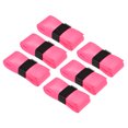 thumbnail image 1 of Unique Bargains 43.3' Non-Slip PU Tennis Racket Overgrip Tape Wraps with Hole Pink 6 Pack, 1 of 7