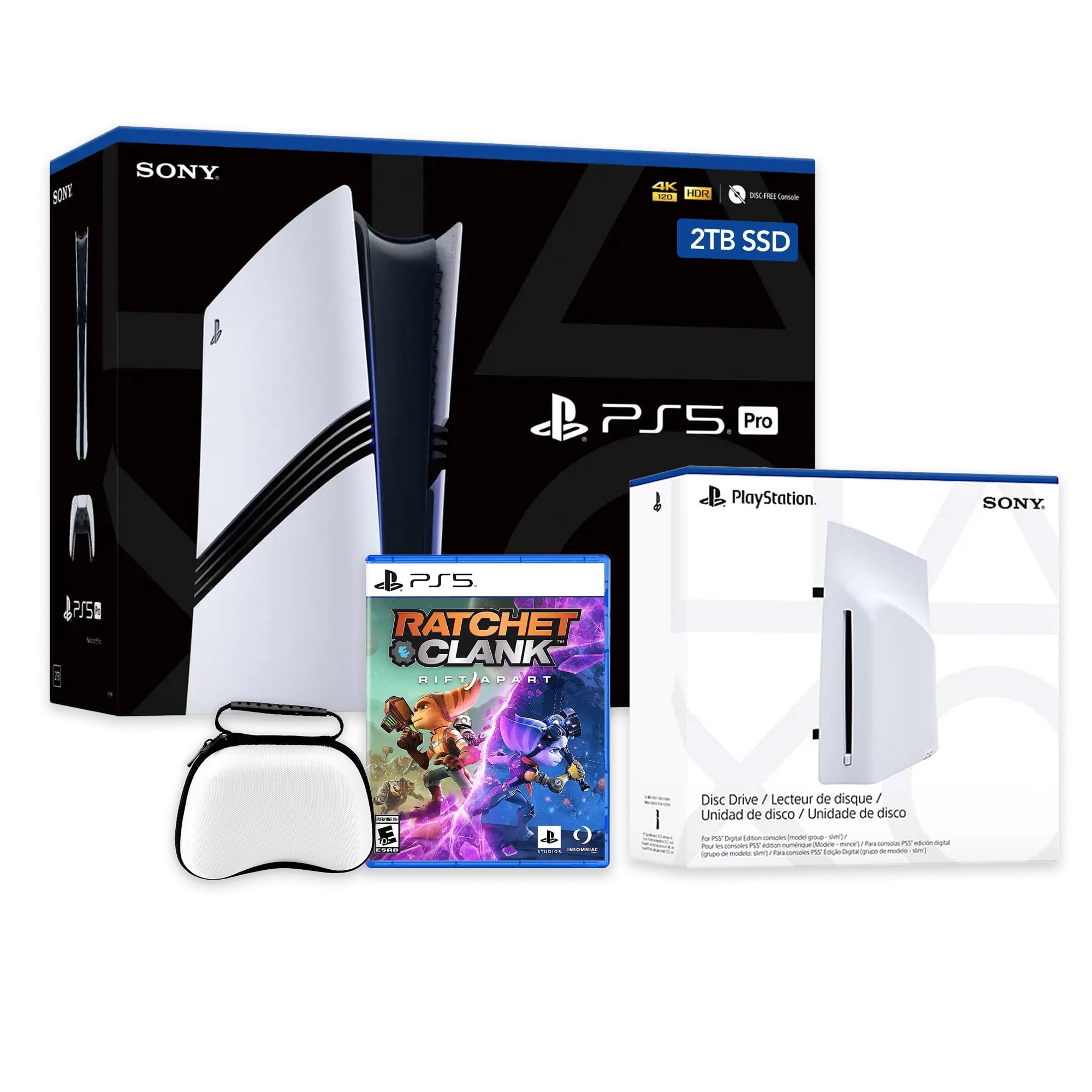 PlayStation 5 Pro 2TB SSD Console with Disc Drive, Wireless