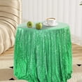 thumbnail image 1 of Round Tablecloth Glitter Wedding Glitter For Wedding Parties 47x47 Inches In A Variety Of Colors, 1 of 6