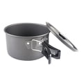 thumbnail image 2 of Kit de Batterie de Cuisine de Camping Vaisselle de Cuisine avec Poignée Pliable Équipement Randonnée Sac à Dos Camping Randonnée Pique-Nique Voyage Pêche Sac à Dos Fournitures de Cuisine Vert, 2 of 9