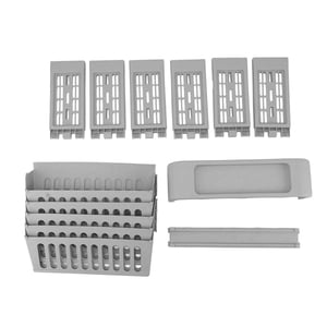 5 Tier Classroom Deskside Bookshelf, Movable Book Rack Storage Bookselle avec construit dans la boîte de papeterie, plastique Rolling Organisation plateau pour les étudiants enfants étudier