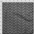 thumbnail image 4 of oneOone Rayon Black Fabric Geometric Craft Projects Decor Fabric Printed By The Yard 56 Inch Wide, 4 of 4