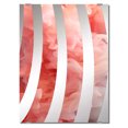 thumbnail image 2 of Designart "Radiant Pink Polar Smoke I" Abstract Oversized Wall Mirror - Modern Abstract Living Room Wall Mirror - Multiple Color Options, 2 of 6