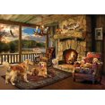 thumbnail image 2 of Cobble Hill Jigsaw Puzzle - Lakeside Cabin, 1000 Piece Puzzle, 2 of 4