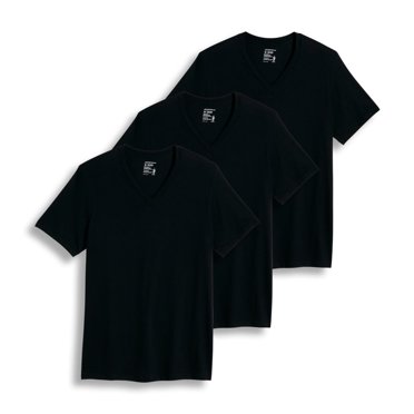 Jockey T-Shirt de Dessous Classique à Col en V pour Hommes en Coton 100 % - Lot de 3