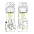 thumbnail image 1 of Dr. Brown's Natural Flow Anti-Colic Options+ Wide-Neck Baby Bottle Ocean Designs, 2 x 9oz Bottles, 1 of 9