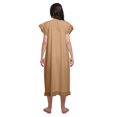 thumbnail image 4 of Moomaya Robe de Nuit d'Allaitement à Col Rond Uni pour Femmes en Coton, 4 of 6