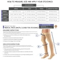 thumbnail image 2 of Truform Bas Cuisse, Bout Fermé: 20 - 30 mmHg, Beige, Petit, 2 of 7