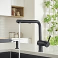 thumbnail image 4 of Linus Low Arc Pull-Out Dual-Spray Kitchen Faucet - Coal Black, 4 of 5