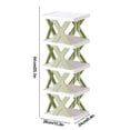 thumbnail image 3 of Boovnll Household Space Saving Storage Plastic Multi-layer Shelf Small Shoe Cabinet, 3 of 7