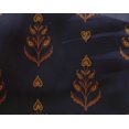 thumbnail image 4 of oneOone Georgette Viscose Fabric Leaves & Paisley Block Printed Fabric 1 Yard 42 Inch Wide, 4 of 4