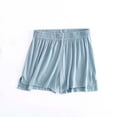thumbnail image 1 of AherBiu Womens Summer Shorts Loose Fitting Elastic Waisted Comft Soft Shorts Oversized Sleeping Home Shorts, 1 of 6