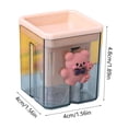 thumbnail image 3 of EGNMCR Home Office Furniture Double Hole Pencil Sharpener Small Portable Pencil Sharpener Pencil Sharpener Student Stationery Learning Tool Plastics pencil sharpener, 3 of 6