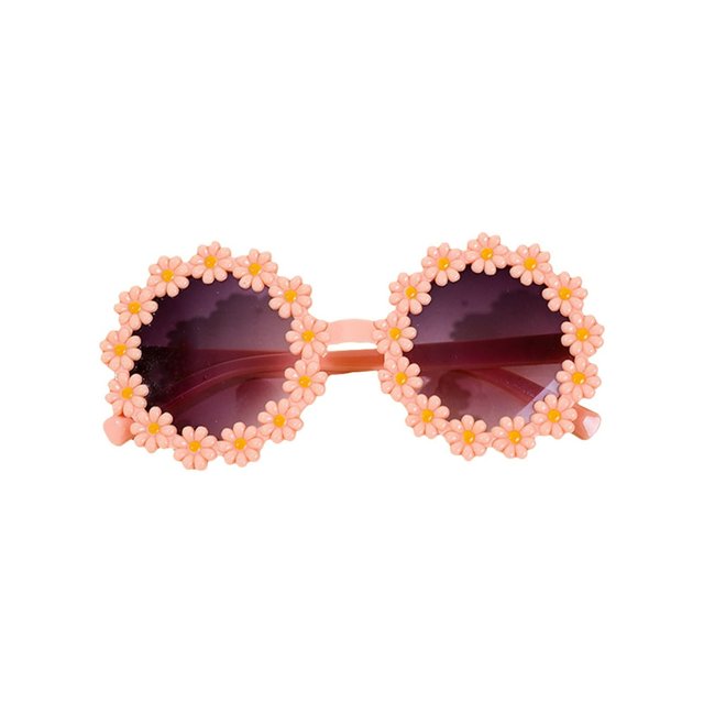 Pet Sunglasses Flower Sunglasses Circular Role Playing Glasses Photo Props Glasses For Cats And Small And Medium Sized Dogs