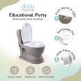 thumbnail image 2 of Dolu Nuve Pot Éducatif TG, Couvercle à Rabat pour Enfants de 18 Mois et Plus, Gris, 2 of 6