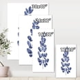 thumbnail image 4 of Designart Navy Blue Eucalyptus II Canvas Wall Art, 4 of 4