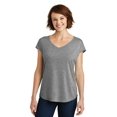 thumbnail image 1 of District &174; Tee-Shirt Croisé pour Femmes. Dm416 4TG Nickel Chiné, 1 of 1
