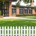 thumbnail image 3 of Plastic Fence PVC Fence Garden Rural Courtyard Outdoor Vegetable Garden Fence, 3 of 4