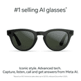 thumbnail image 3 of Ray-Ban | Meta Headliner (Gen 2) - Shiny Black, Transitions Graphite Green lenses, 3 of 8