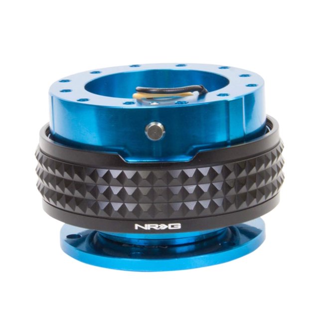 NRG Innovations SRK-210BL/BK Quick Release Kit (Blue Body / Black Pyramid Ring)